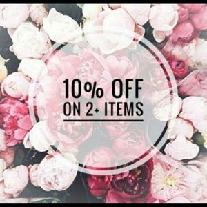 10% OFF 2 or more items from my closet! 🛍💕✨